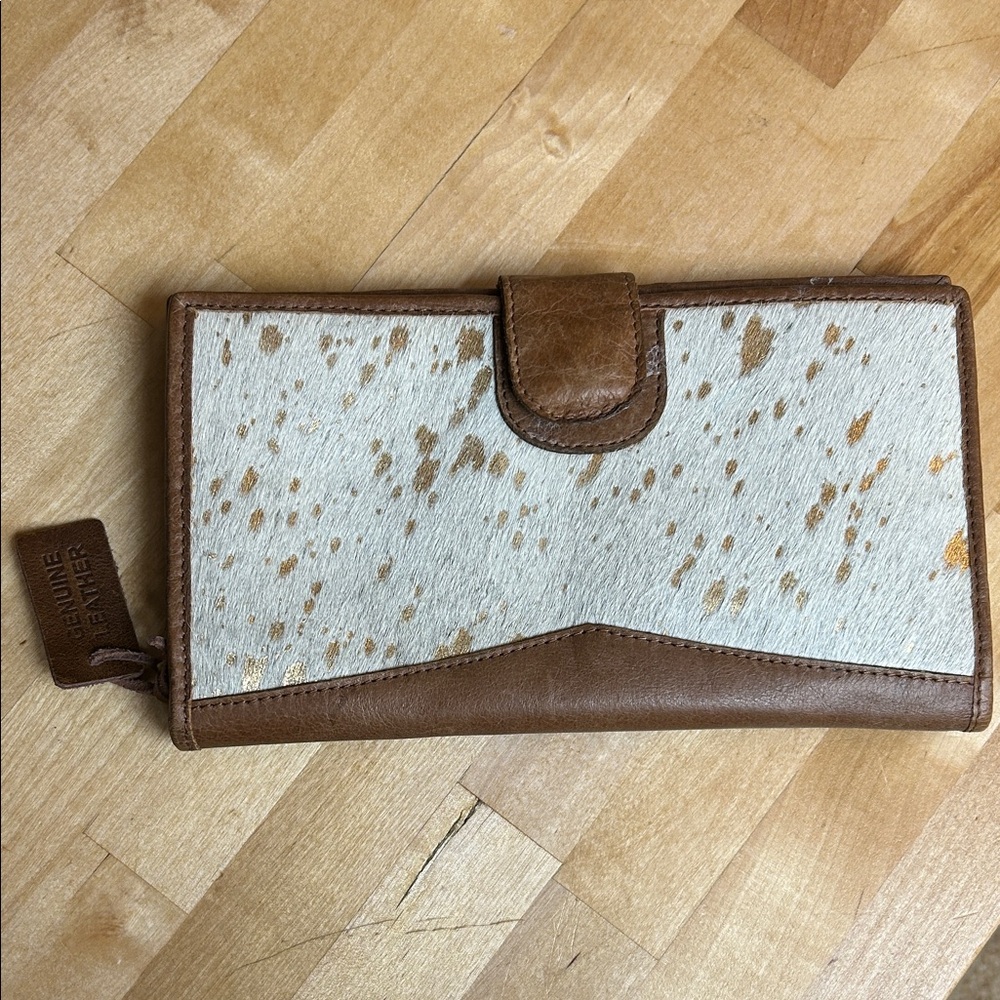 Jane and Marie large Leather Wallet